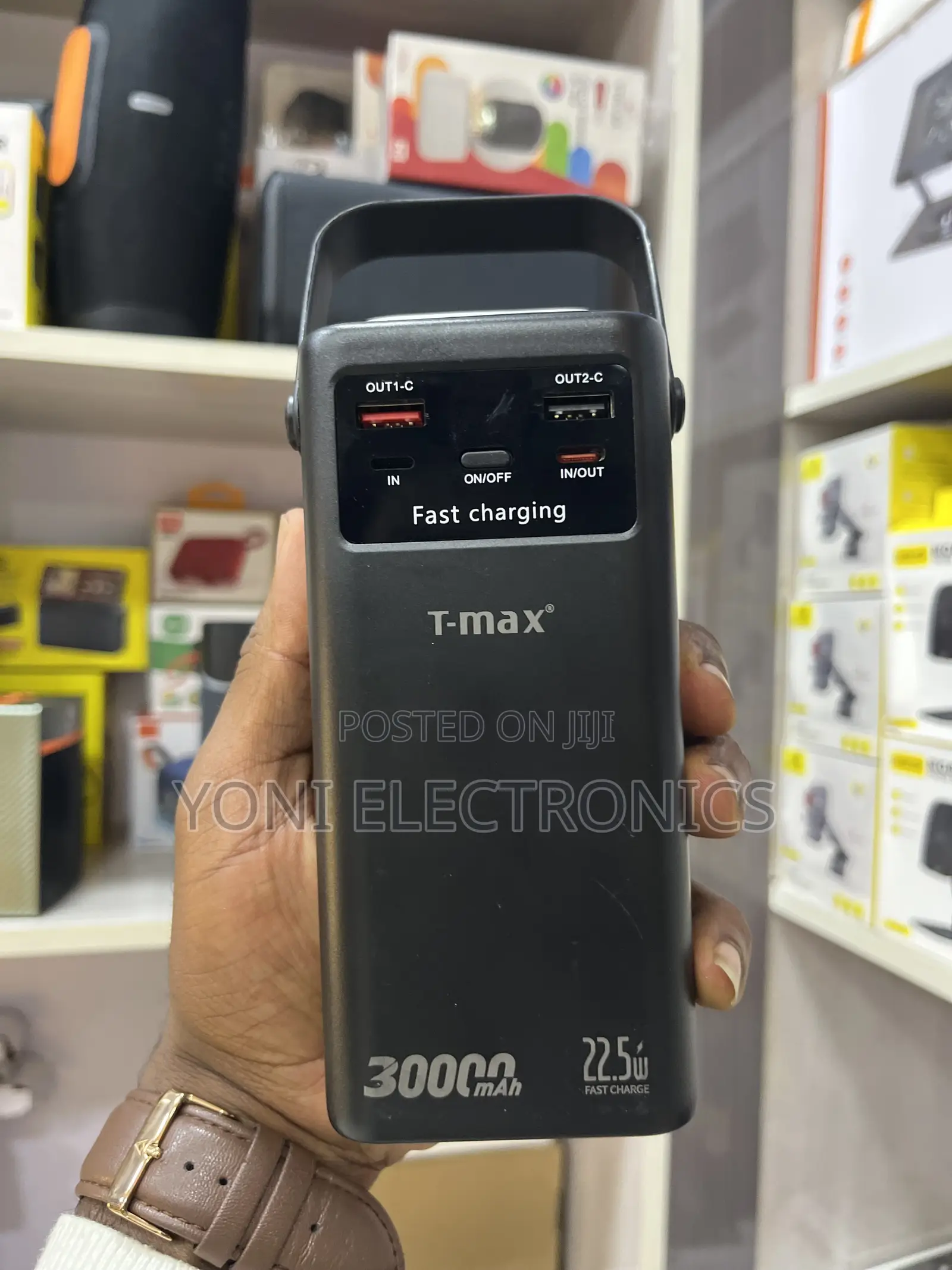 T-Max TP-301 30000mAh Heavy-Duty 22.5W Fast Charging Power Bank