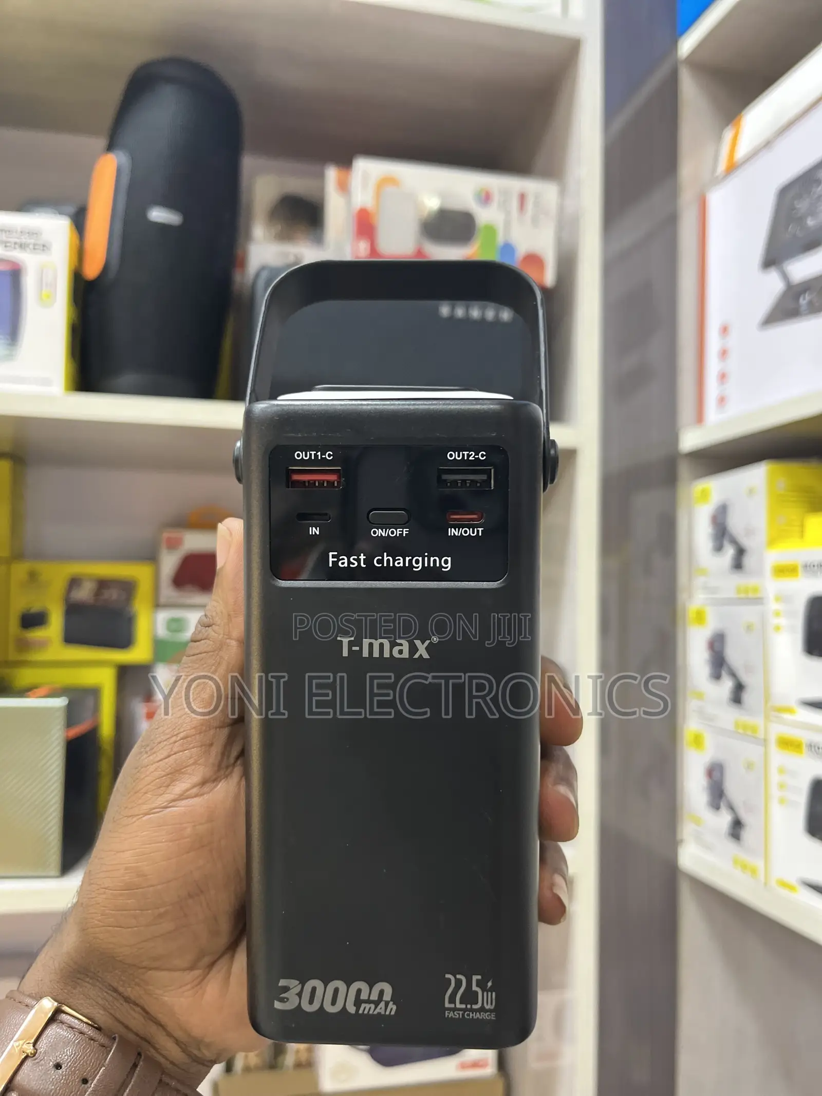 T-Max TP-301 30000mAh Heavy-Duty 22.5W Fast Charging Power Bank