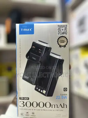 T-Max TP-301 30000mAh Heavy-Duty 22.5W Fast Charging Power Bank