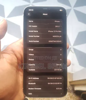 Apple iPhone 12 Pro Max 256 GB White