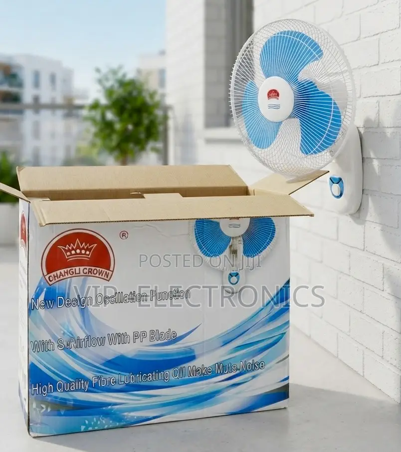 Changli Crown Wall Fan 16”– Powerful Airflow With Smooth Oscillation