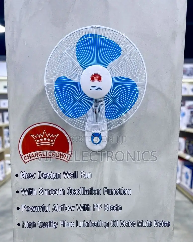 Changli Crown Wall Fan 16”– Powerful Airflow With Smooth Oscillation