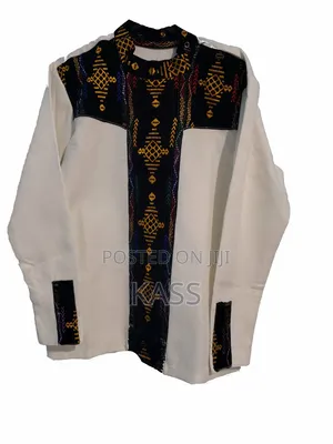 Men's Ethiopian Hand Made Traditional Shirt 20% Discount