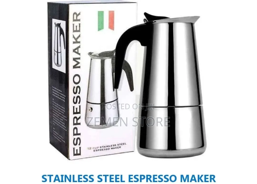 9-Cup Stainless Steel Stovetop Espresso Maker