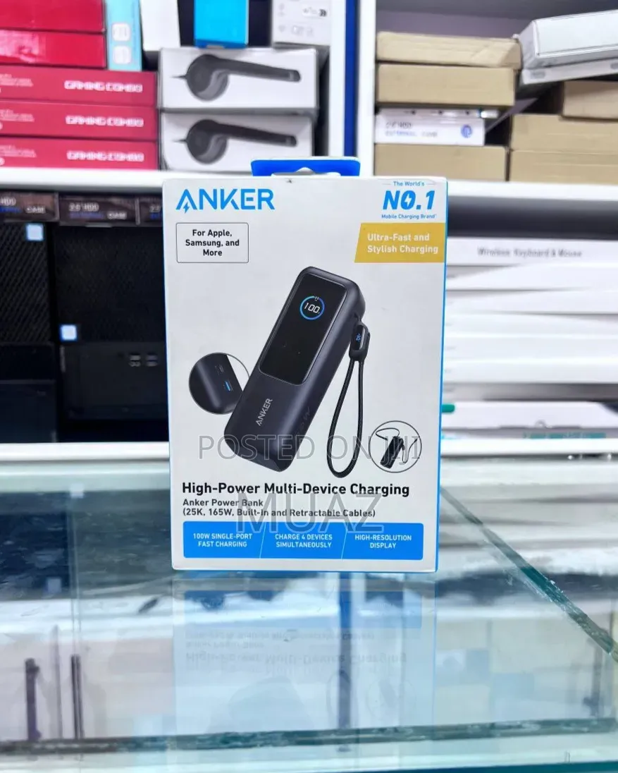 Anker 165W Laptop Power Bank – 25,000 mAh (Model A1389)