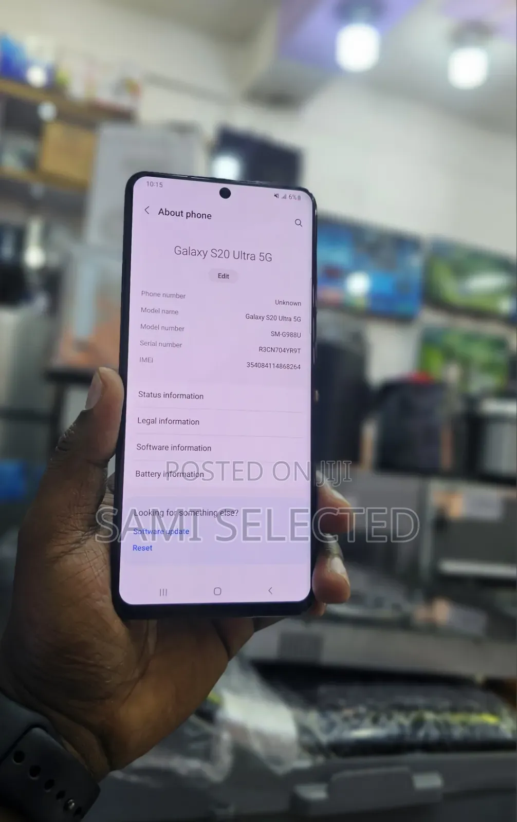 New Samsung Galaxy S20 Ultra 5G 128 GB Black