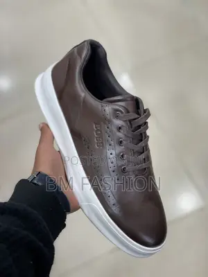 Boss Flats Brown Casual Mens Flats