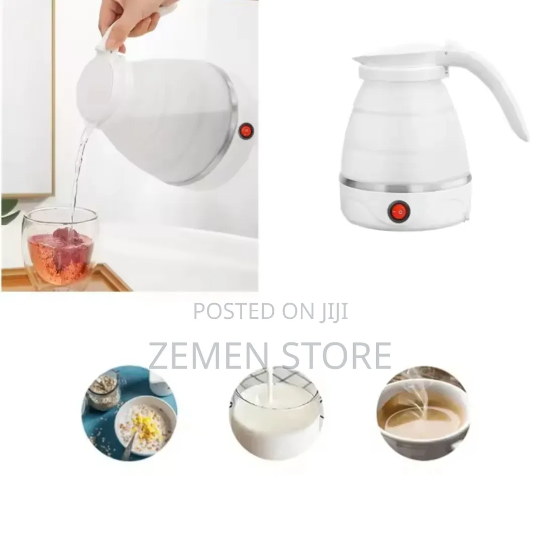 Portable Foldable Silicone Electric Kettle (600ml)