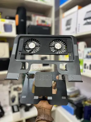 Portable Laptop Stand With Dual Cooling Fans