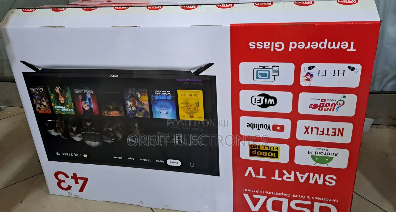 Gasda 43 Inch TV