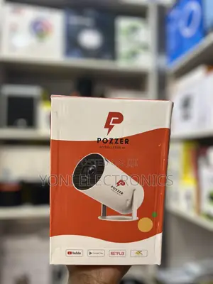 POZZER HY300 180° Rotating Smart Cinema Projector