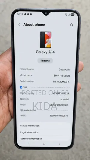 New Samsung Galaxy A14 64 GB Black