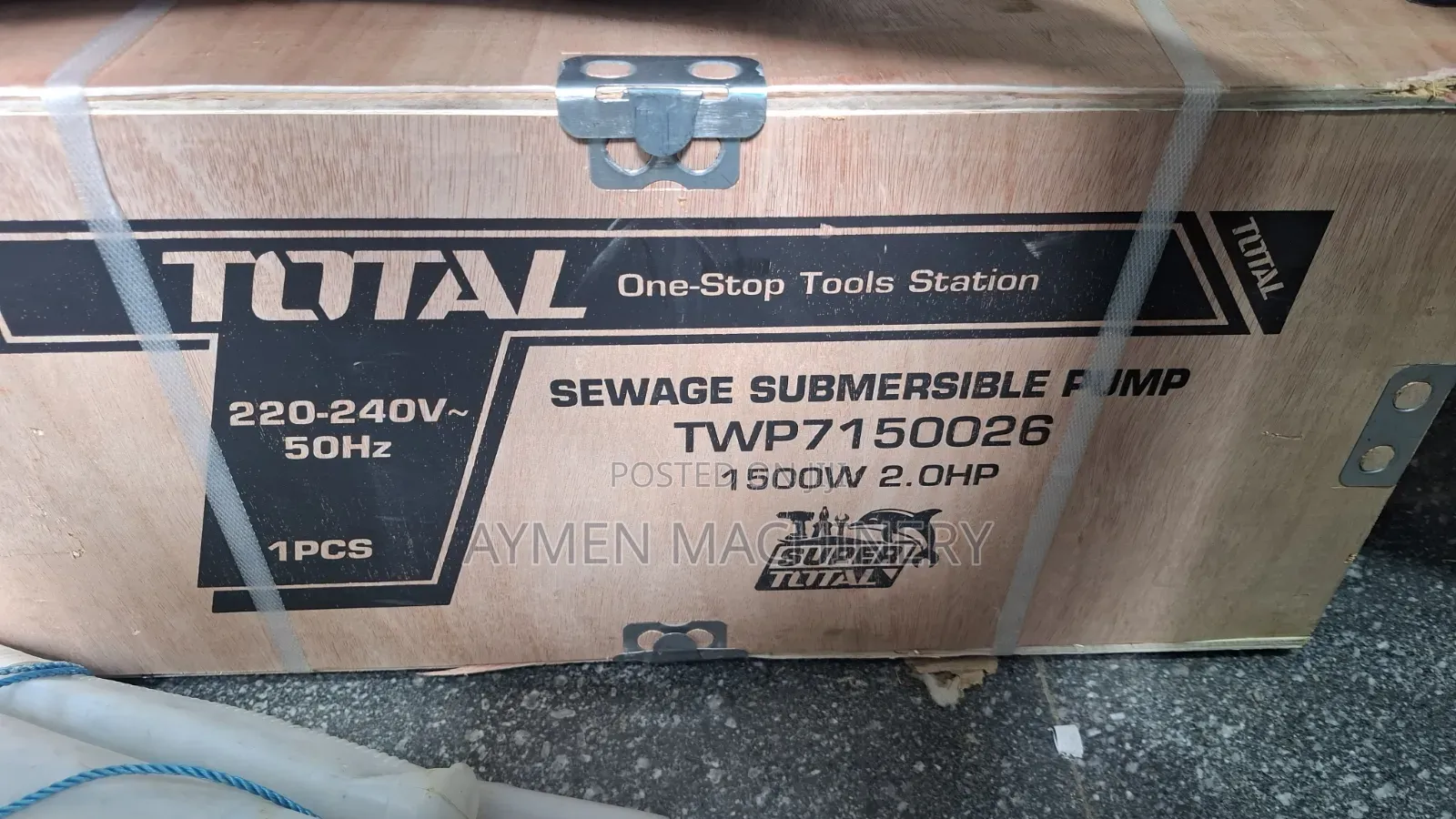 Total Submersible Dewatering Sewage Pump