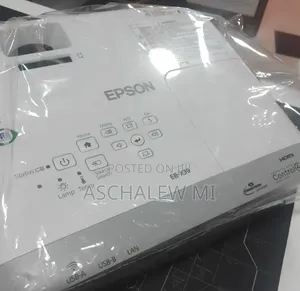 BRAND NEW EPSON Projector 
Has Remote 
Model Name: EB-x39
Hardwar