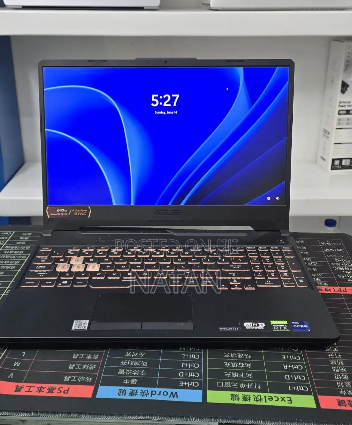 New Laptop Asus TUF Dash F15 16GB Intel Core i9 SSD 512GB