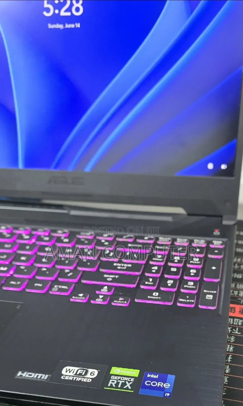 New Laptop Asus TUF Gaming A15 16GB Intel Core i9 SSD 512GB