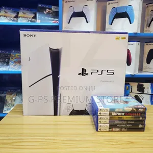 Ps5 Slim Model 1 Joystick and 5 Game