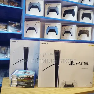 Ps5 Slim Model 1 Joystick and 5 Game