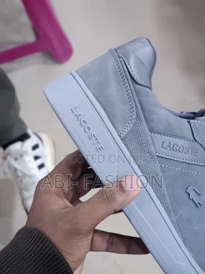 Lacoste Nubuck Sneakers Flat Made in Vietnam