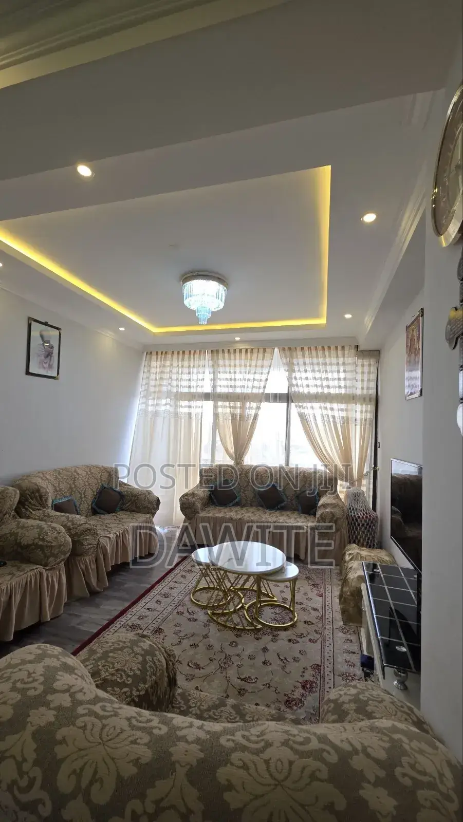 Furnished 3bdrm Apartment in የግል አፓርታማ, Bole for sale