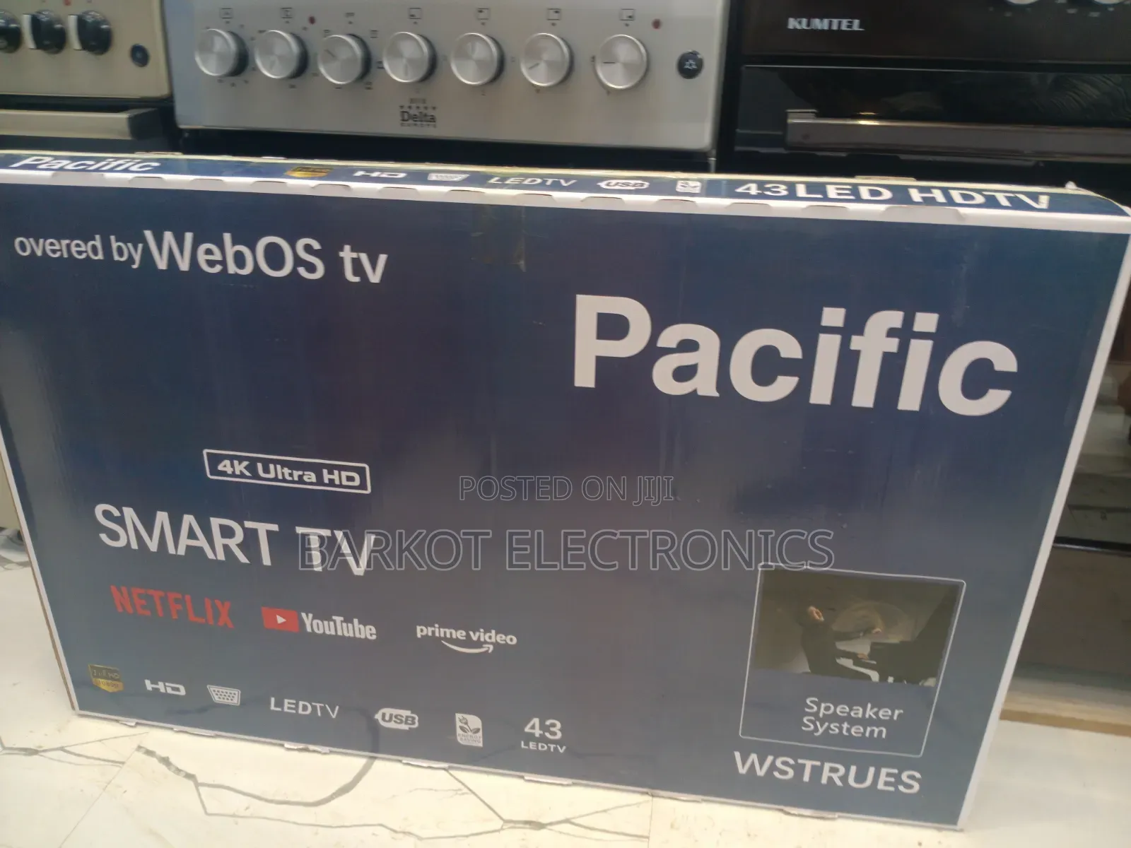 Pacific Smart Webos TV 43 Inch Andraid Doubel Gelass 2026 Quality