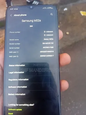 Samsung Galaxy M02s 32 GB Black