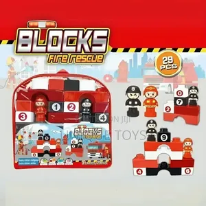  29-Piece Fire Rescue Building Blocks Set 
