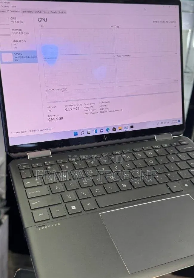 New Laptop HP Spectre XT 16GB Intel Core i7 SSD 512GB