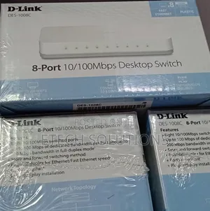 D Link 8 Port Desktop Dlink Network Switch