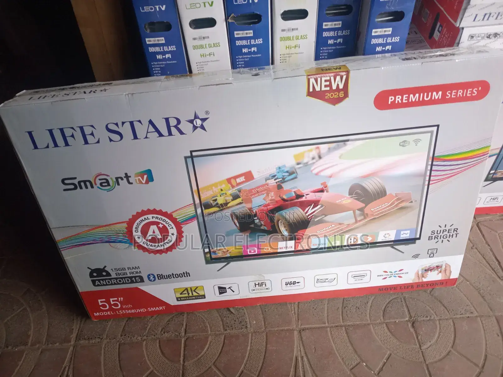 Life Star 55inchi TV Smart TV