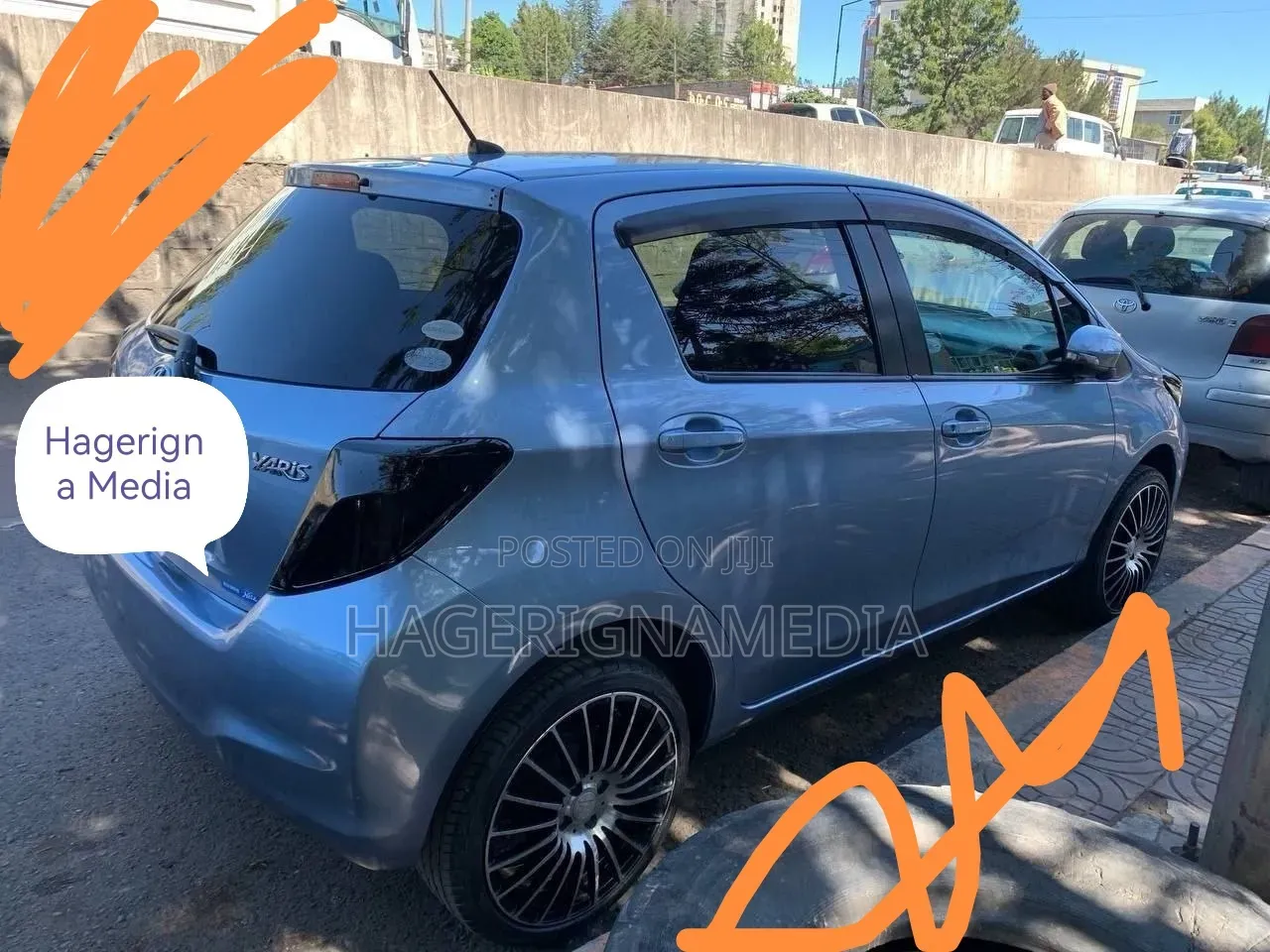 Toyota Yaris 2012 Blue