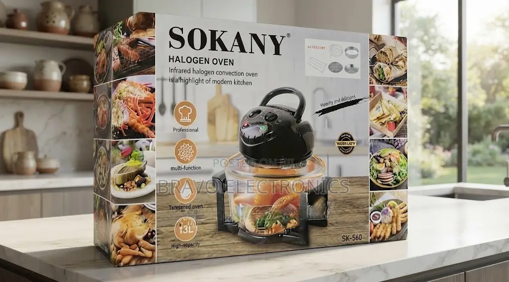  Sokany Halogen Oven 13L – 1400W Convection Oven | Multifunction