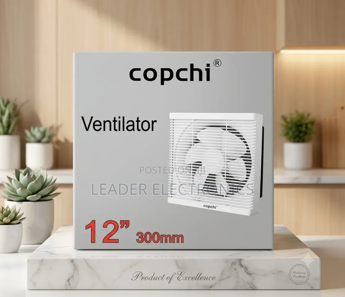 Copchi 12-Inch Ventilateur Fan – Powerful Cooling Quiet Performance