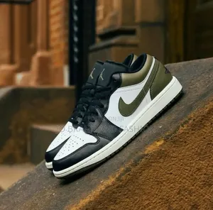 Nike Air #Jordan 1 "Medium #Olive" #Low Unisex Shoes