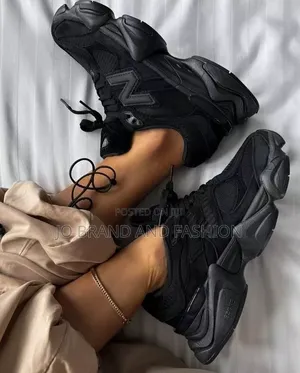 #New Balance 9060 "#Triple Black" #Sneaker Shoes