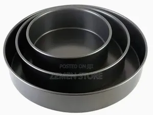 Momcoc 3-Piece Non-Stick Granite Cake Pan Set (30cm, 34cm, 38cm)