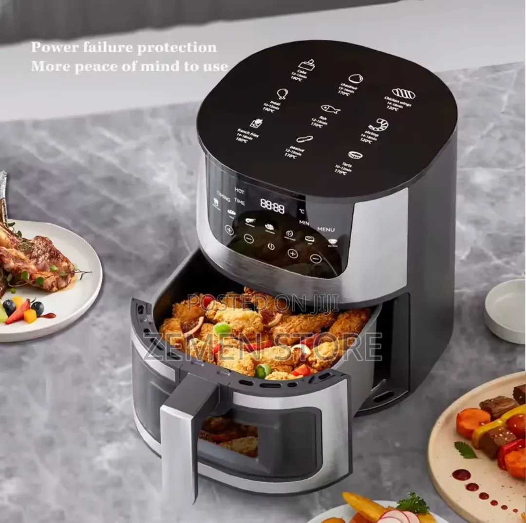 Sonifer 7L Digital Air Fryer 2400W With Viewing Window – Extra Large