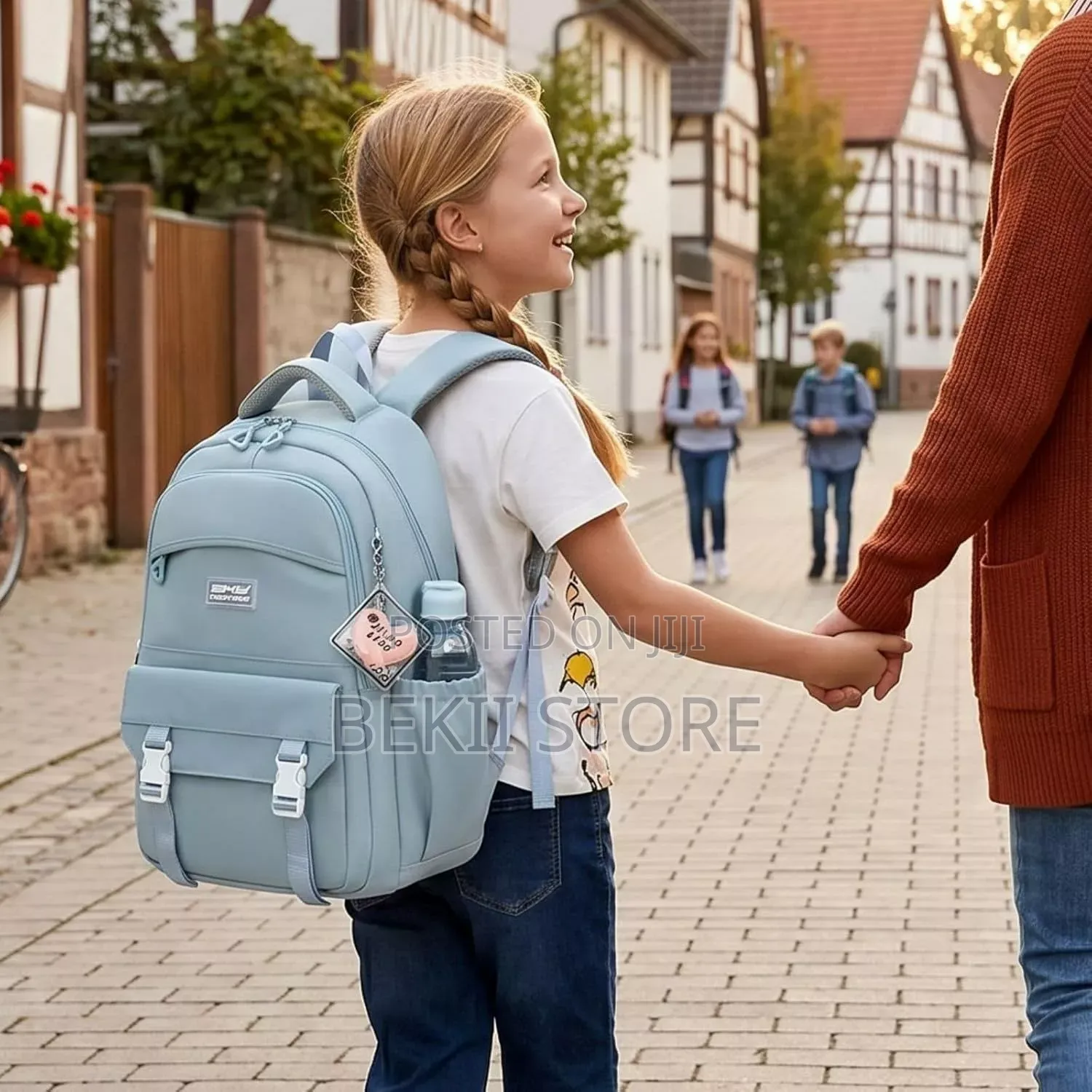 JANSBEN Waterproof School Bag ውሃ የማያስገባ የትምህርት ቦርሳ