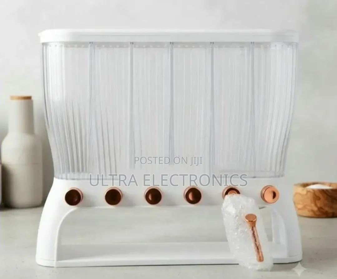 6-Compartment Dry Food Grain Dispenser