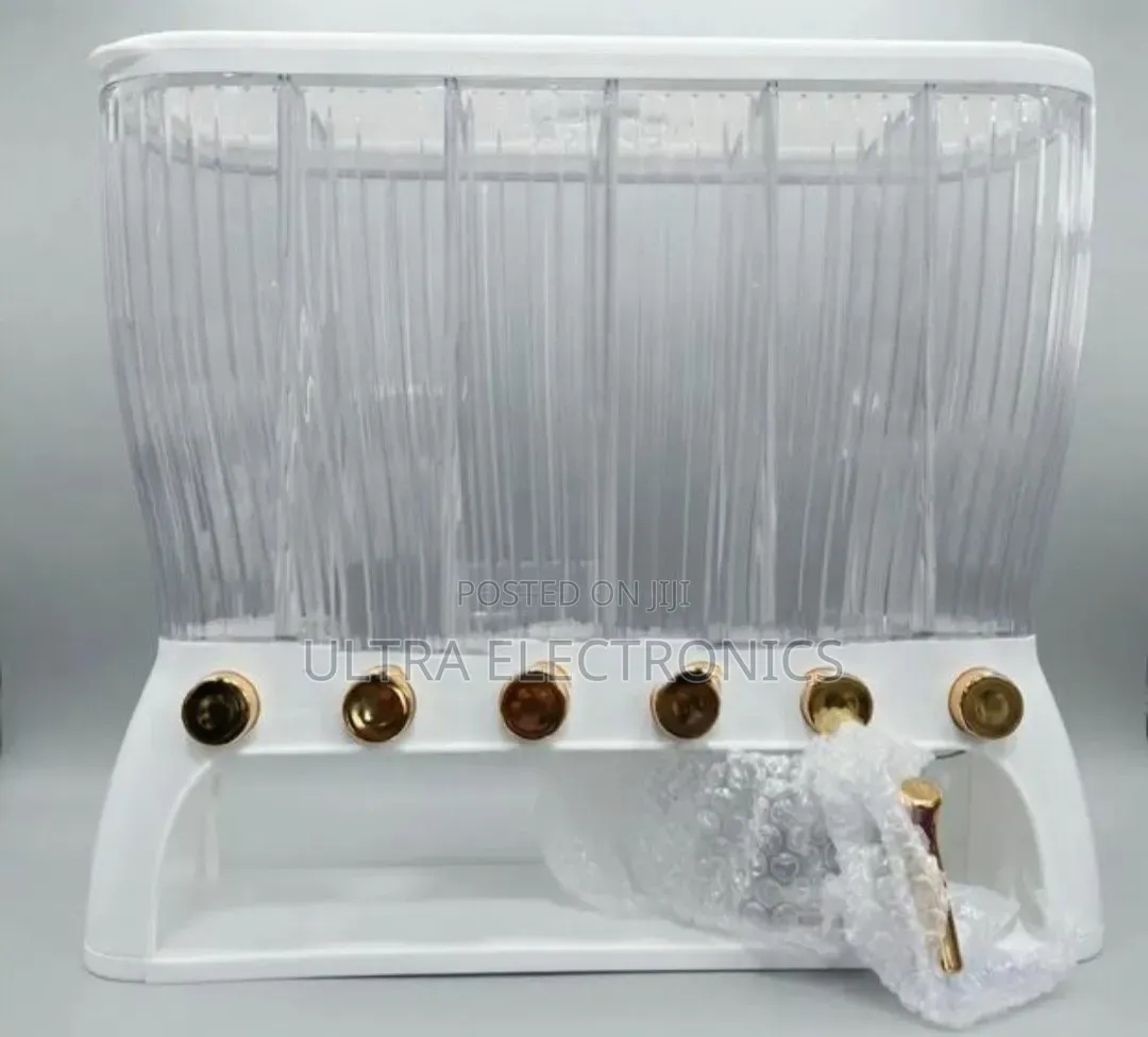 6-Compartment Dry Food Grain Dispenser