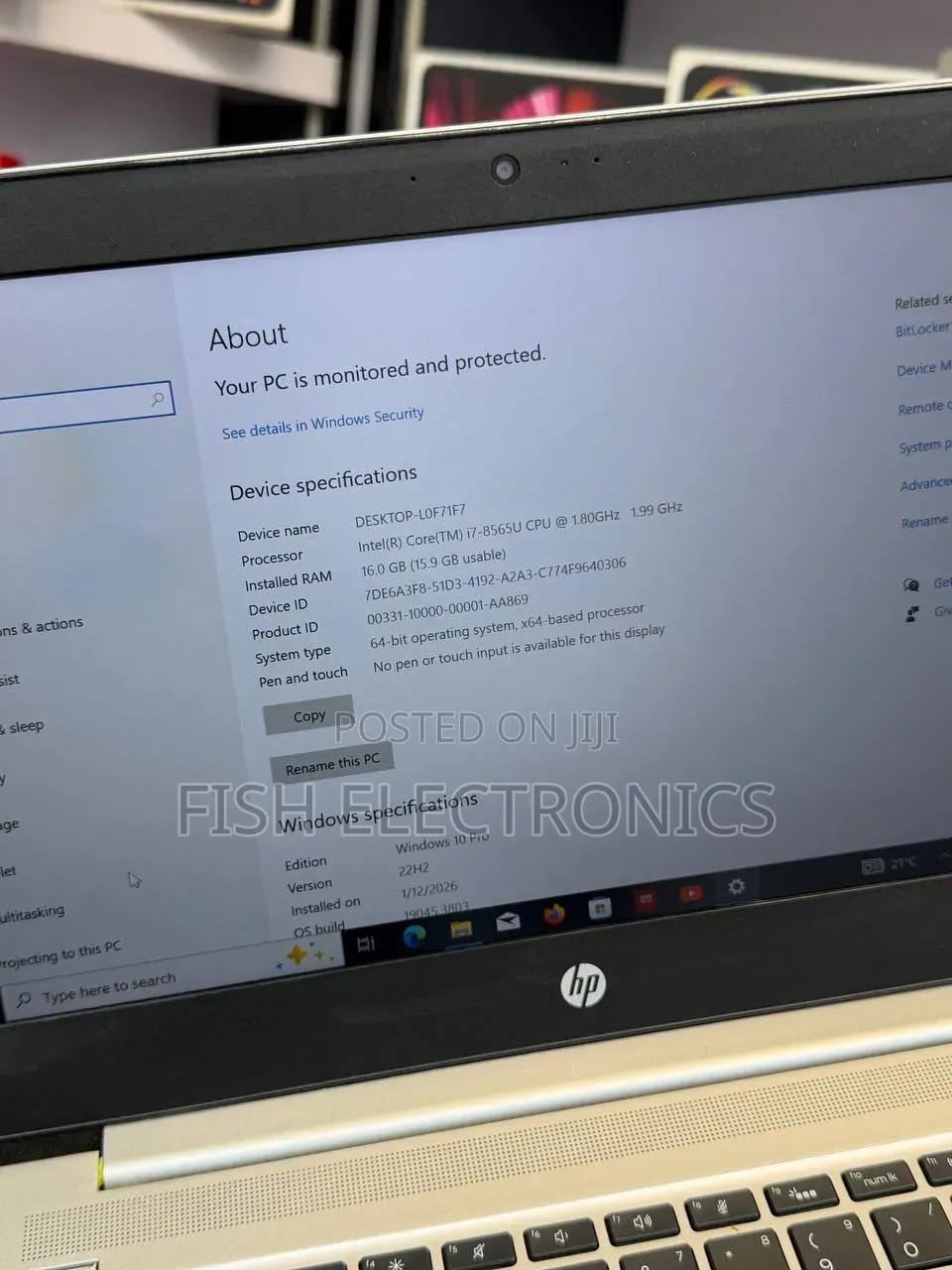 Laptop HP ProBook 430 G5 1GB Intel Core i7 SSD 512GB
