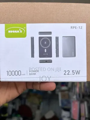 ሩጋስ (Rugga's) ማግኔቲክ ፓወር ባንክ - 10000mAh (22.5W)