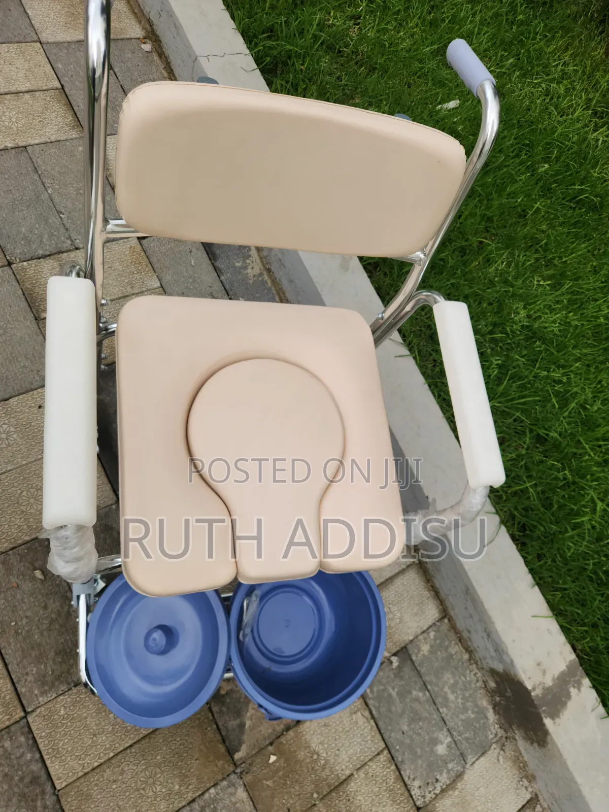 Multi-Function Transport Wheelchair With Commode – 3-in-1 Shower Chair