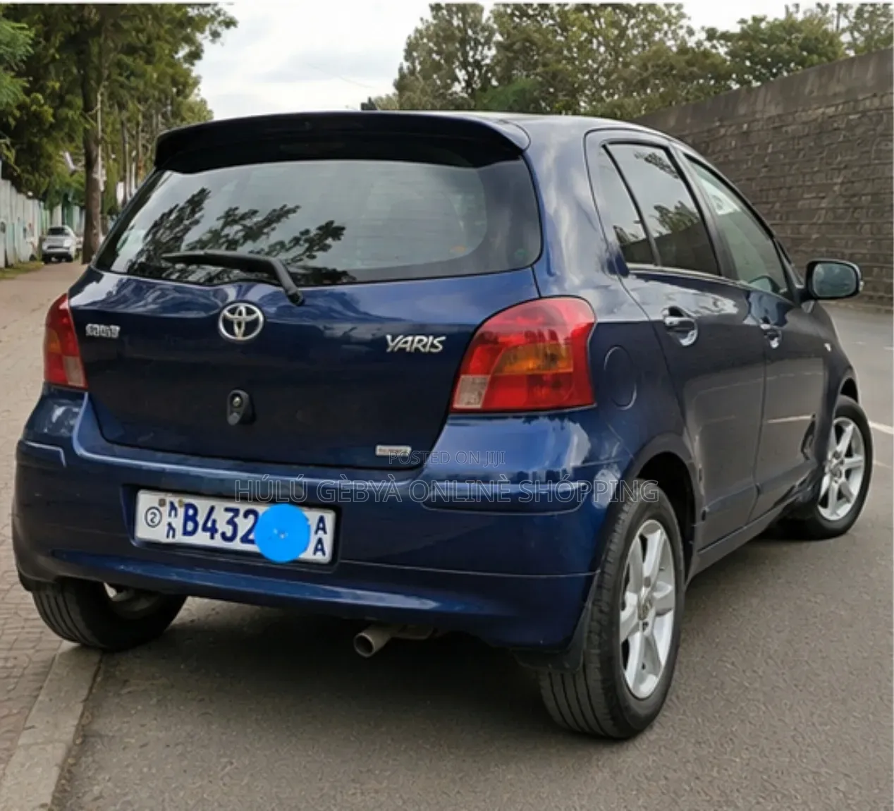 Toyota Yaris 2008 Blue