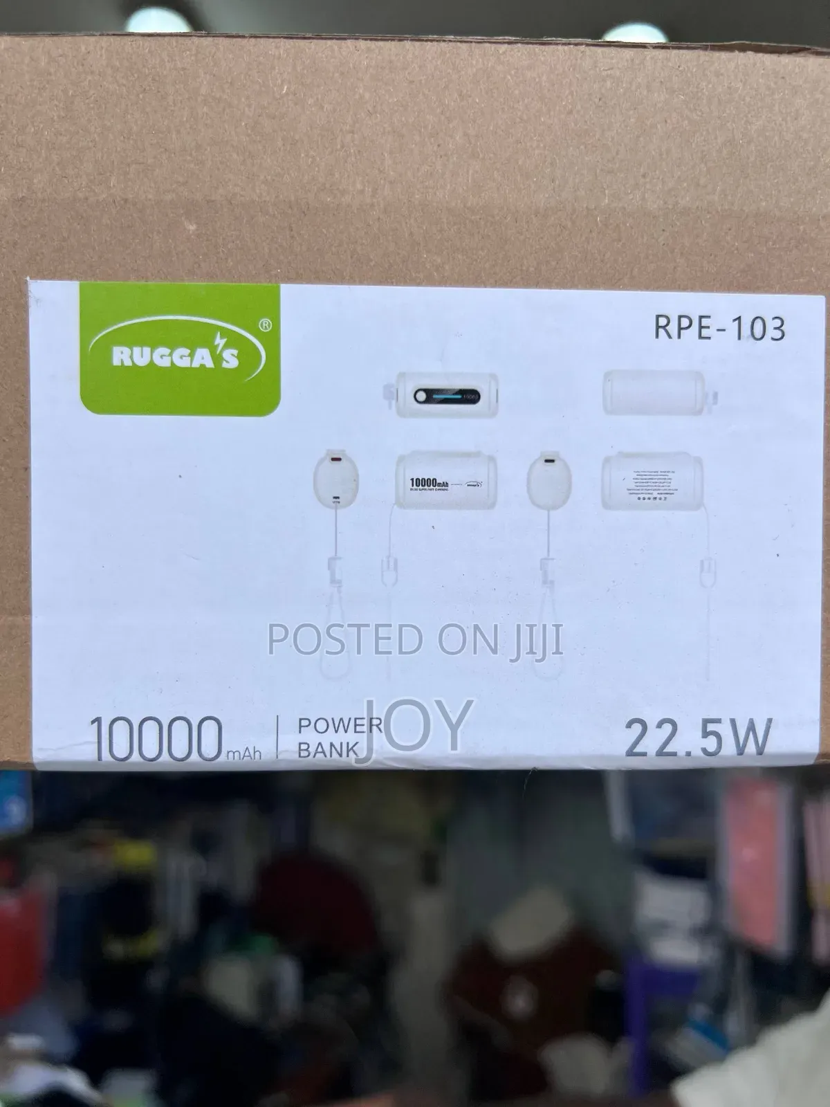 Original RUGGA'S 10,000mAh Power Bank – Fast Charging