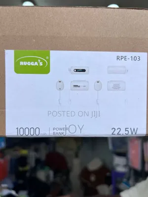 Original RUGGA'S 10,000mAh Power Bank – Fast Charging