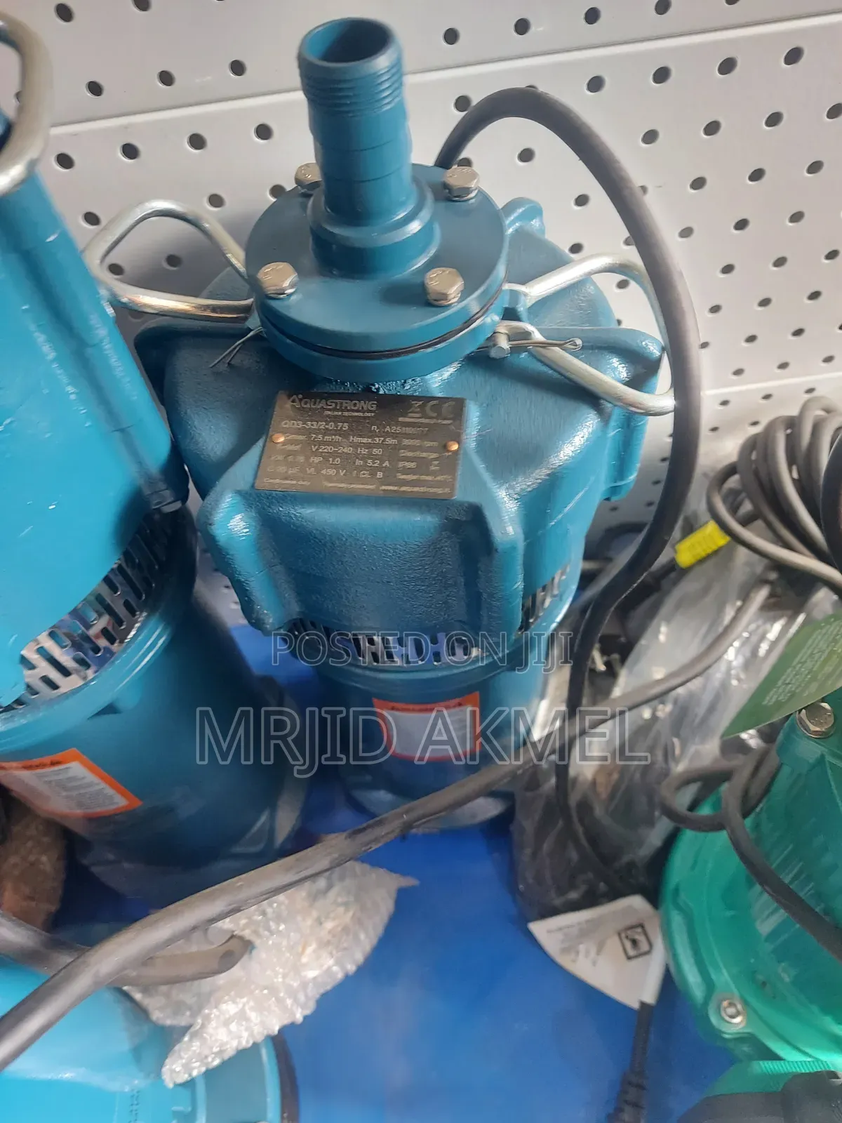 Aquastrong Sumersible Water Pump Hmax 37.5