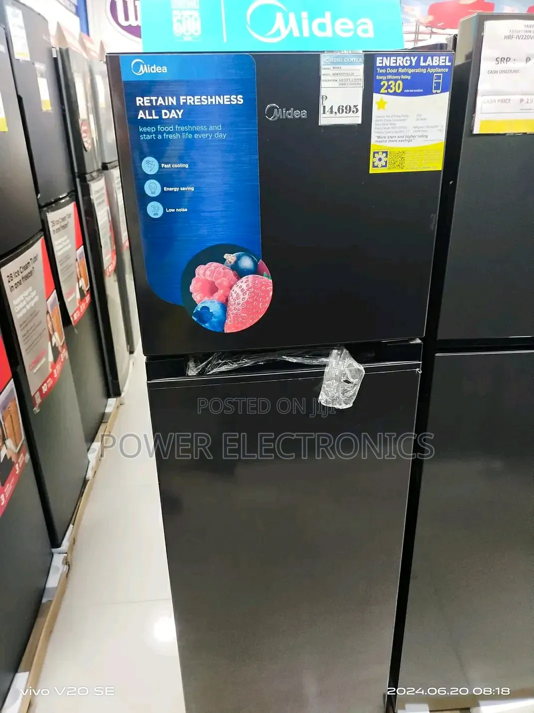 Midea 333 ሊትር ተመራጭና ቆንጆ ፍሪጅ
