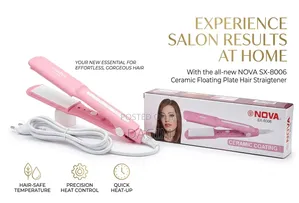 Nova SX-8006 Ceramic Floating Plate Hair Straightener