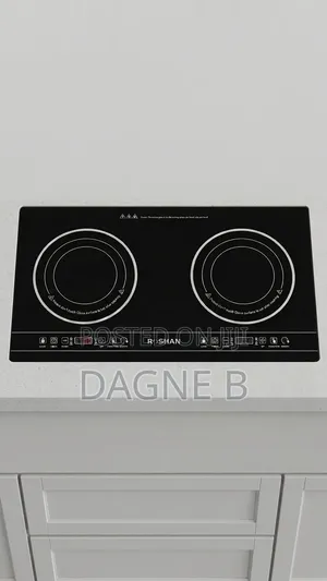 Touch Stove Roshan Double-Burner Stove ሮሻን ተች ስቶቭ ባለ 2